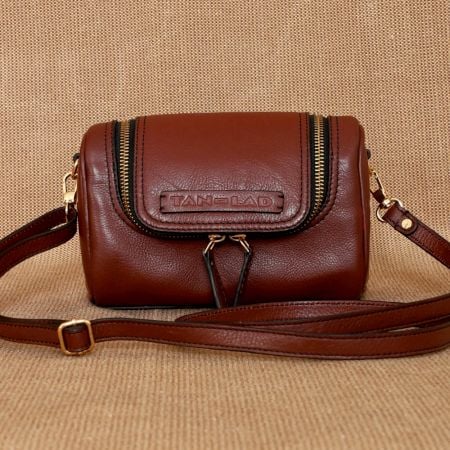 Handmade Cherry Sling Bag Leather Deluxe Trendy